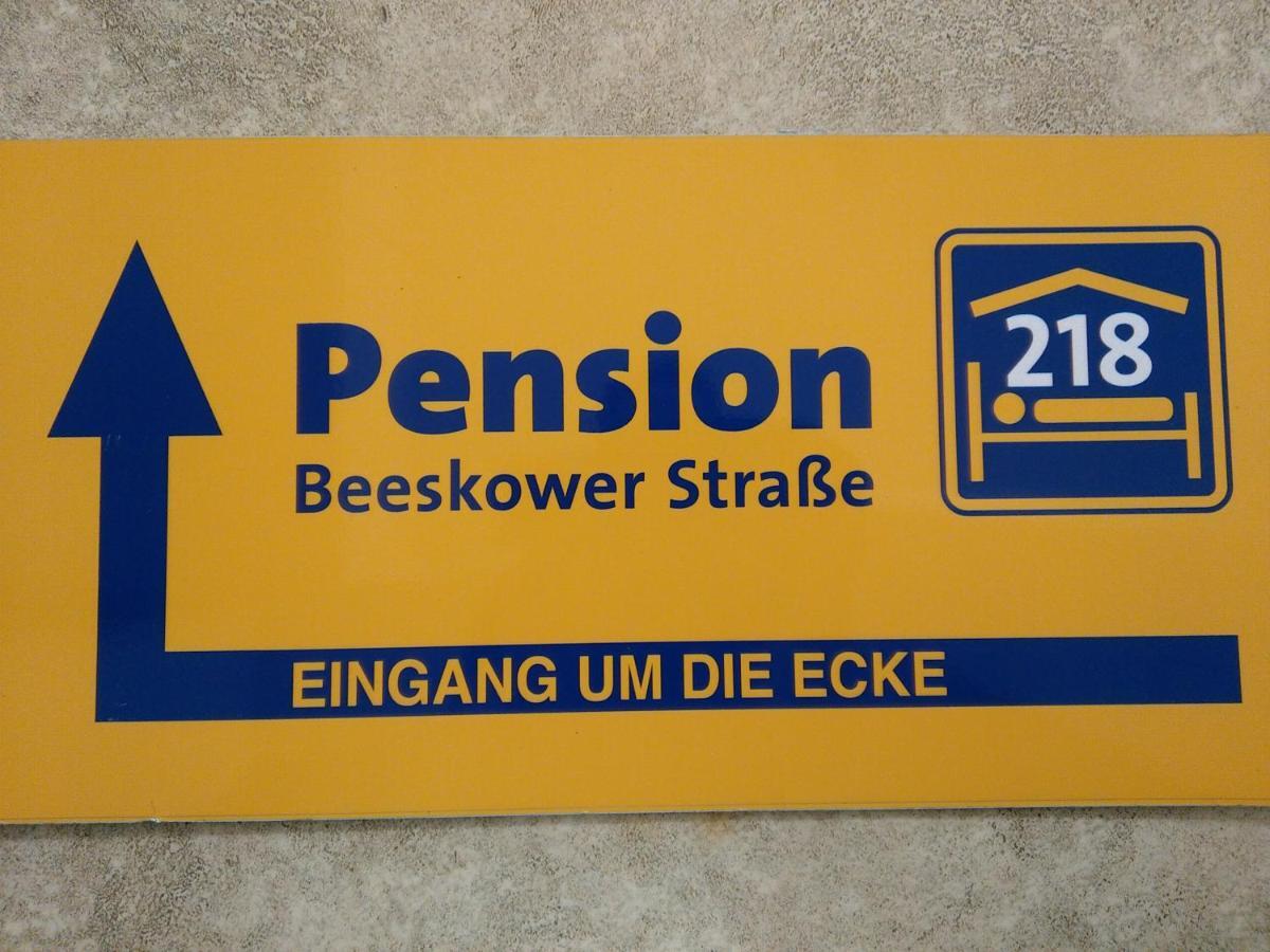 Zimmervermietung Schönfließer Stuben auch für Monteure Eisenhüttenstadt Exterior foto